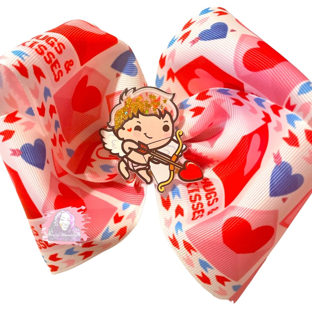 Valentine’s Day hairbow